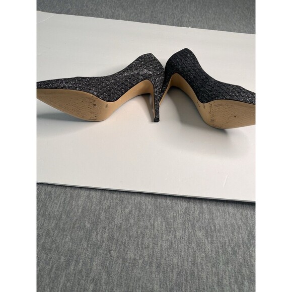 Jessica Simpson Women’s Pointed Toe Classic Pumps Size 8,5 Black Gray Silver - Picture 5 of 6
